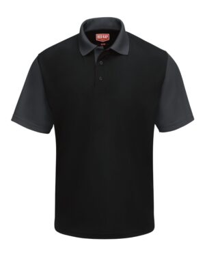 Red Kap Men's Performance Knit Color-Block Polo - SK56