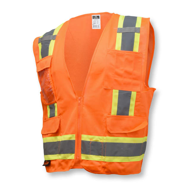 Radians SV62 Type R Class 2 Surveyor Heavy Duty Solid Twill Safety Vest